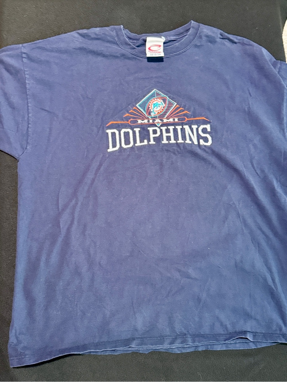 Miami Dolphins Navy Graphic Short-Sleeve Tee